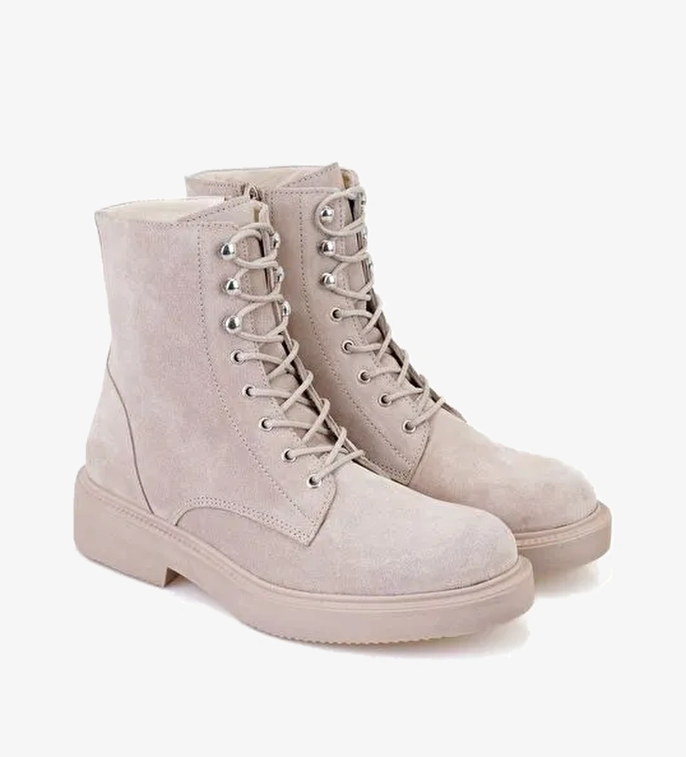 Desa Desa Kadın Bej Fermuarlı Deri Postal Bot Boyner'de! Bej - 1. görsel