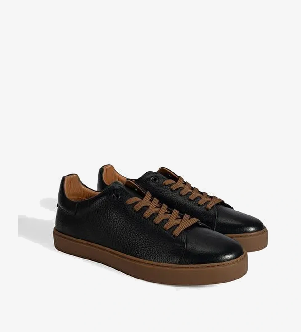 Desa Desa Erkek Lacivert Bağcıklı Deri Sneaker Boyner'de! Lacivert - 1. görsel