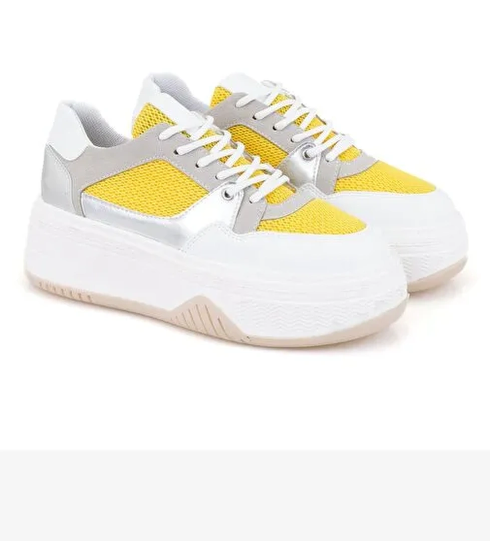 Desa Desa Beyaz Kadın Sarı Spor Ayakkabı Boyner'de! Beyaz - 1. görsel