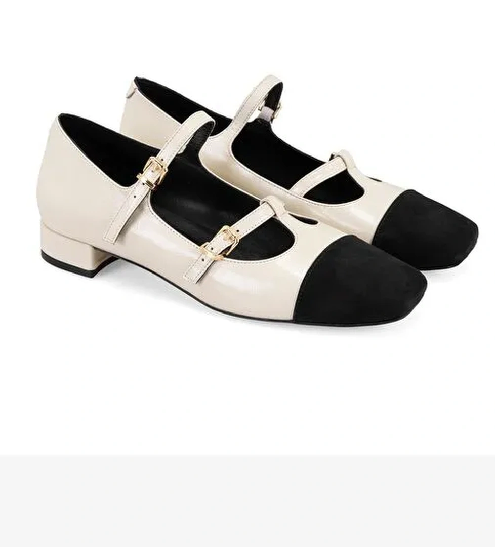 Desa Desa Kadın Bej Mary Jane Rugan Babet Boyner'de! Bej - 1. görsel