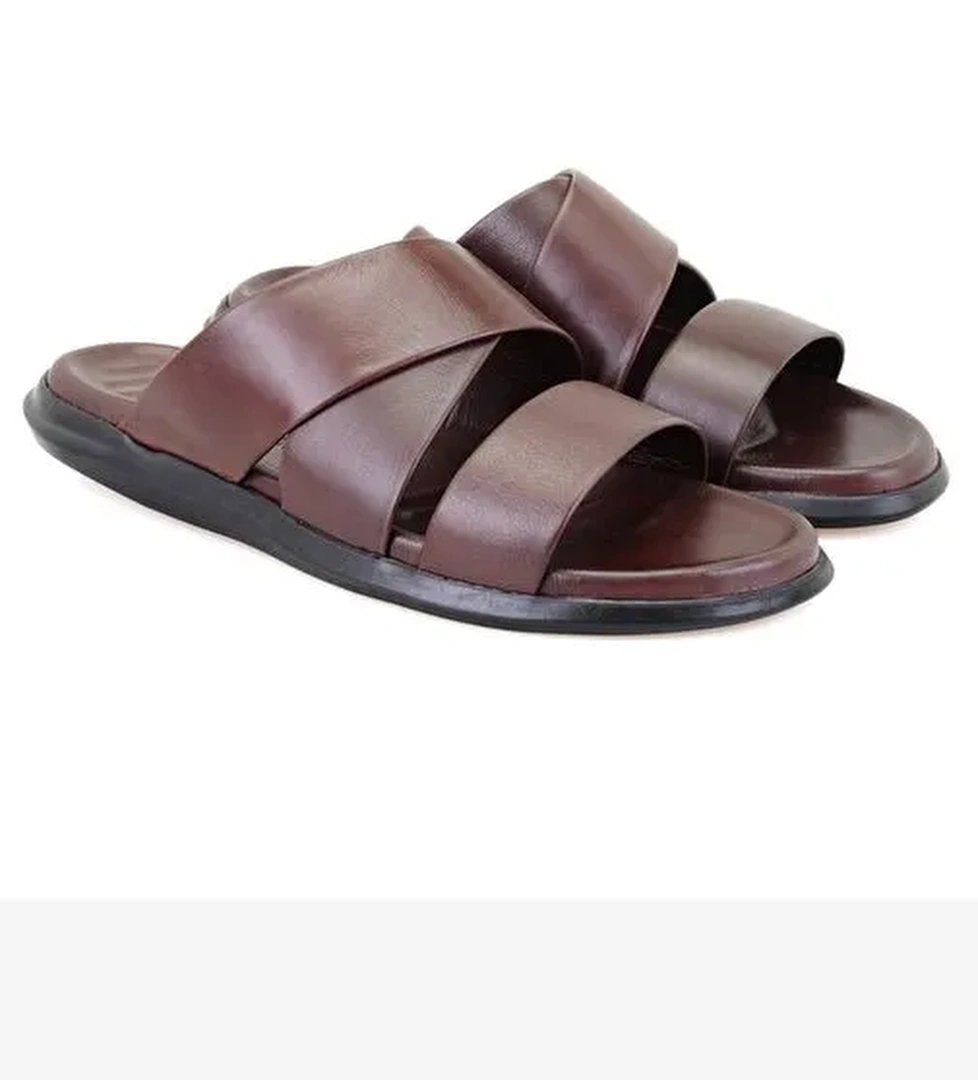 Desa Desa Kahverengi Evelin Kahve Erkek Deri Terlik Boyner'de! Kahverengi - 1. görsel