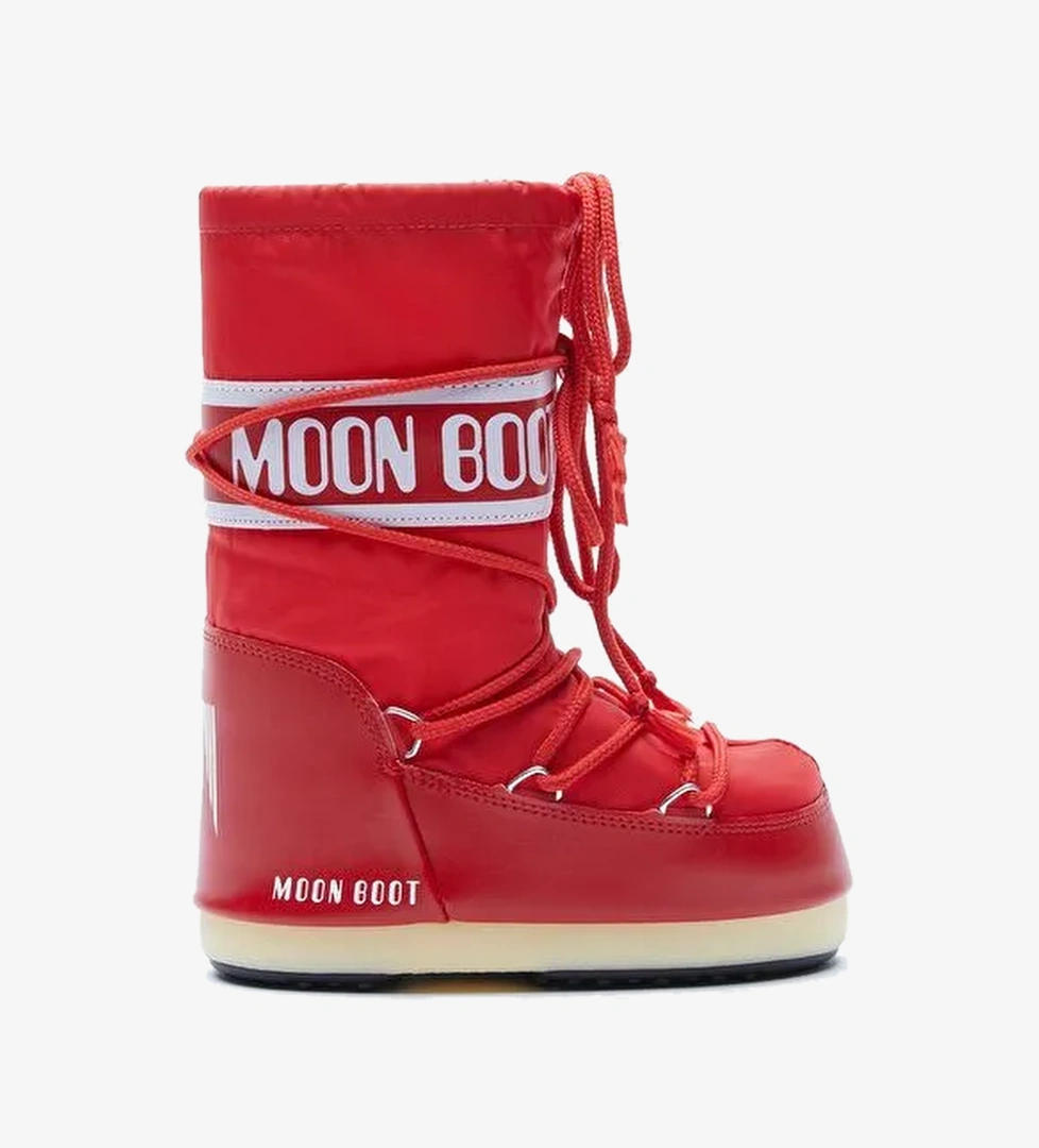 ICON NYLON K Erkek Çocuk Bot (Kar) 14004400-003 Moon Boot Nylon Red (23-34)