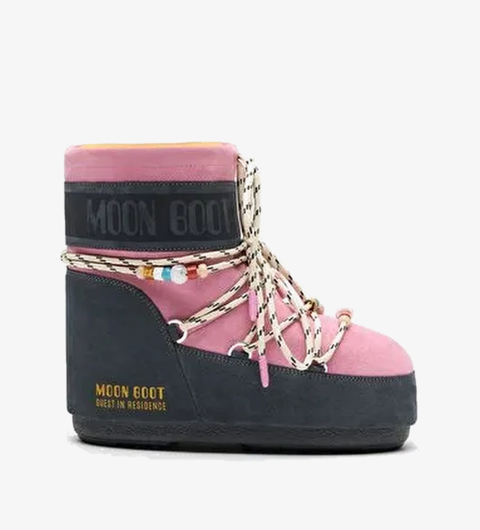 Kadın Bot (Kar) 80D1409730 Moon Boot MB X GIR ICON LOW SUEDE BEADS