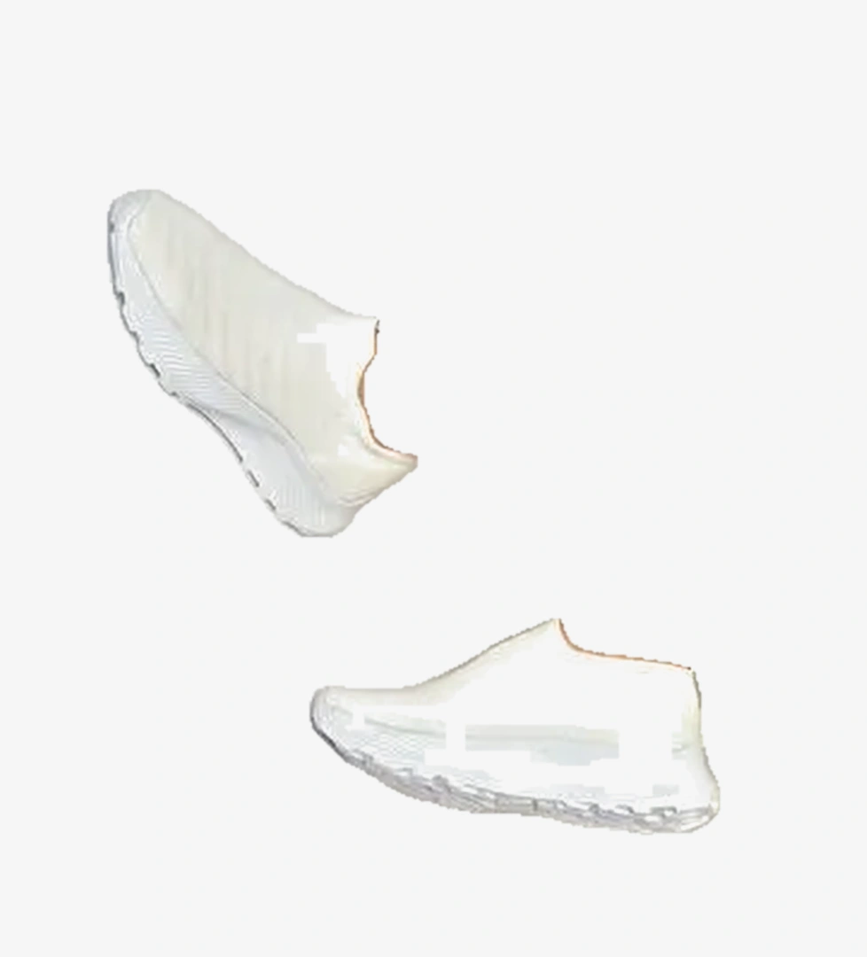 P239503304 Beyaz Triko Kumaş Kadın Spor Ayakkabı Sneakers