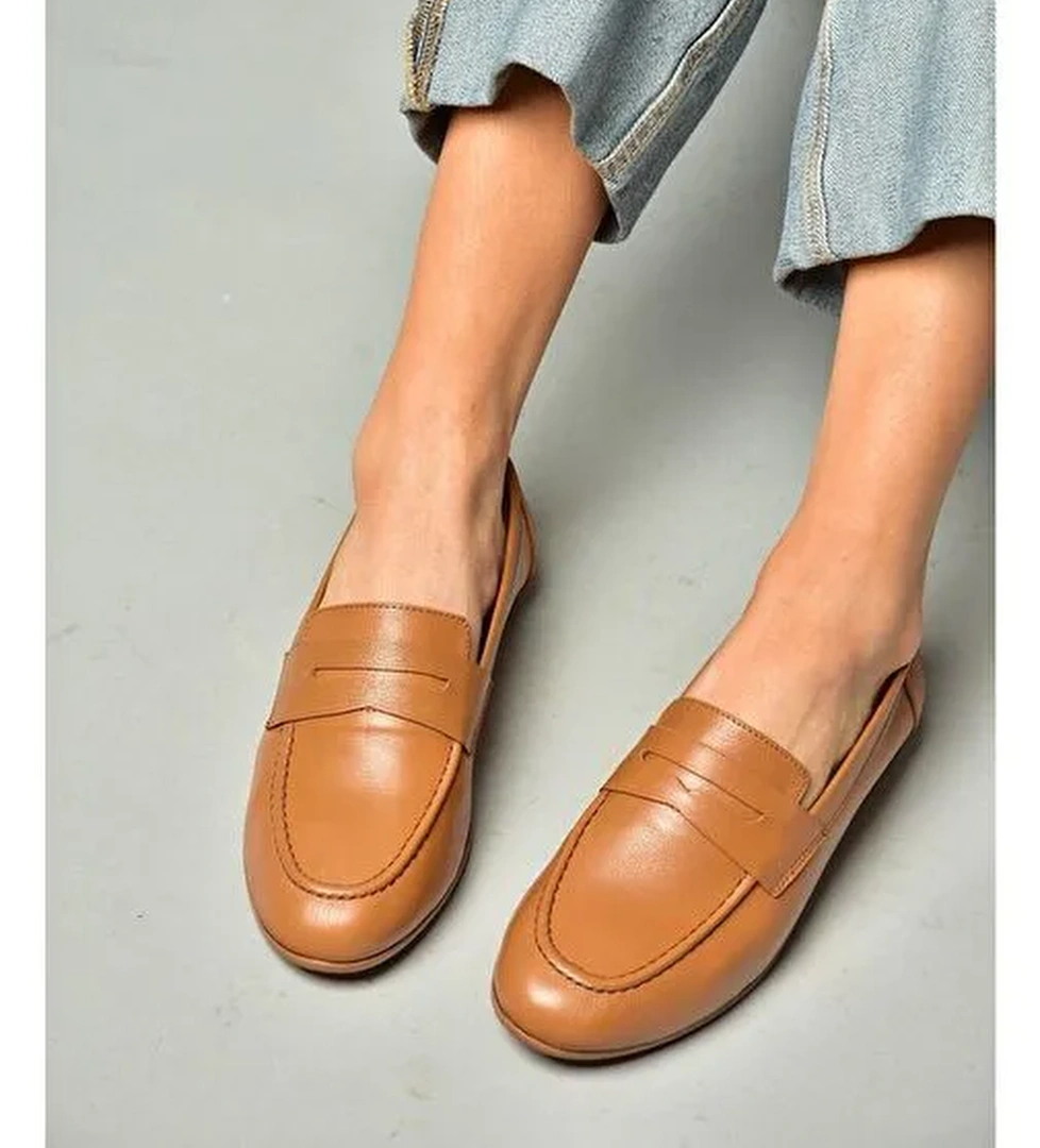 S944007803 Taba Hakiki Deri Kadın Babet