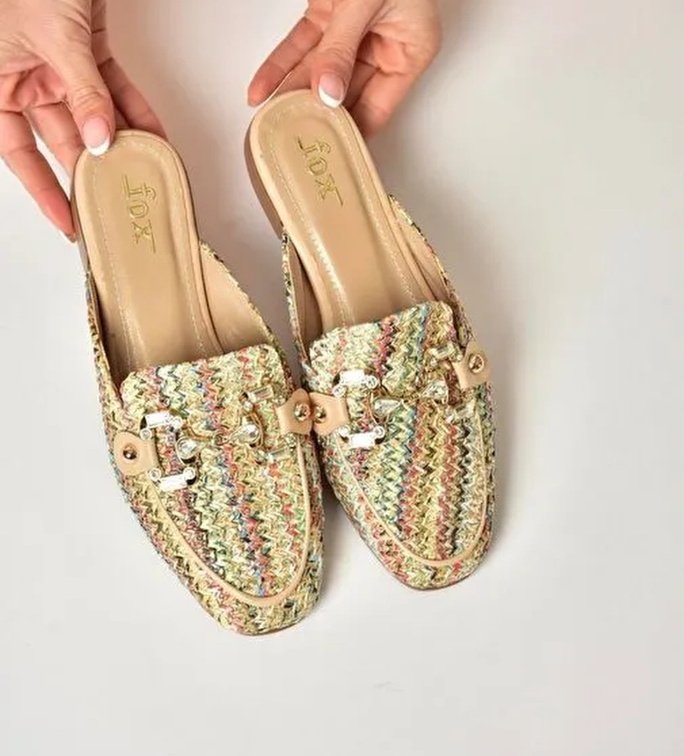 Fox Shoes Renkli Fox Shoes Hasir