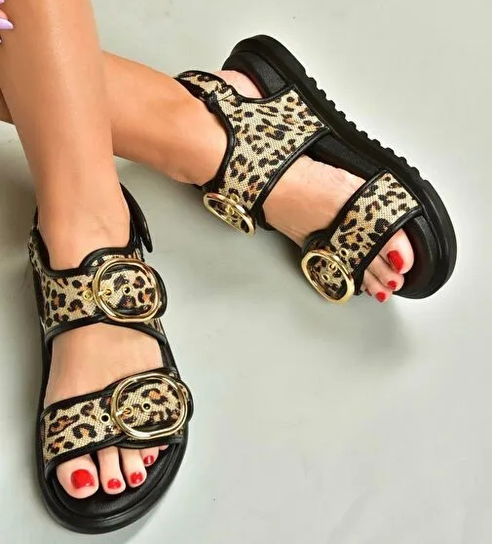 Fox Shoes Siyah Kahve Fox Shoes Leopar