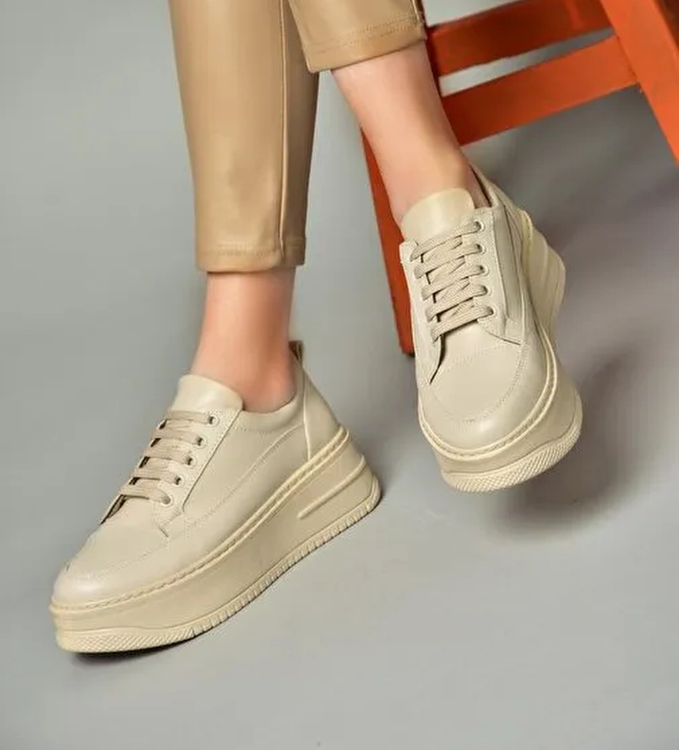 Fox Shoes Bej Fox Shoes Yüksek