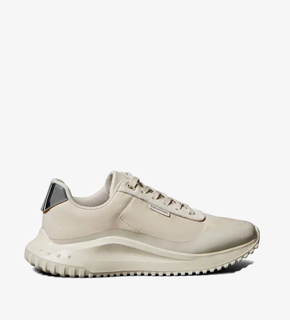 Calvin Klein Bej Kadın Sneaker EVA RUNNER LACE UP MAT