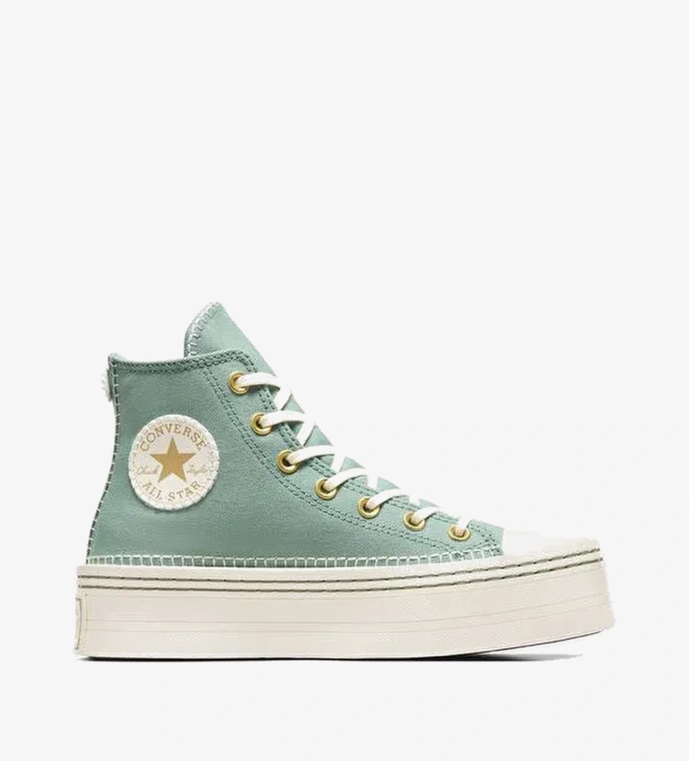 Converse Chuck Taylor All Star Lift Kadın Yeşil Platform Sneaker