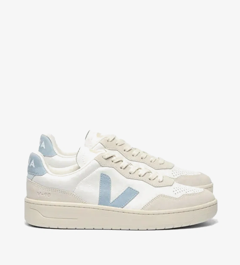 Veja Beyaz Erkek Deri Sneaker V-90 Leather