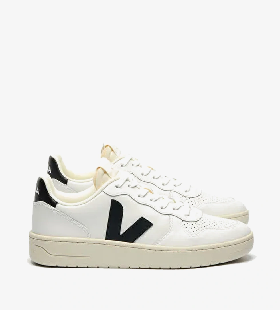 Veja Beyaz Erkek Deri Sneaker V-10 Leather