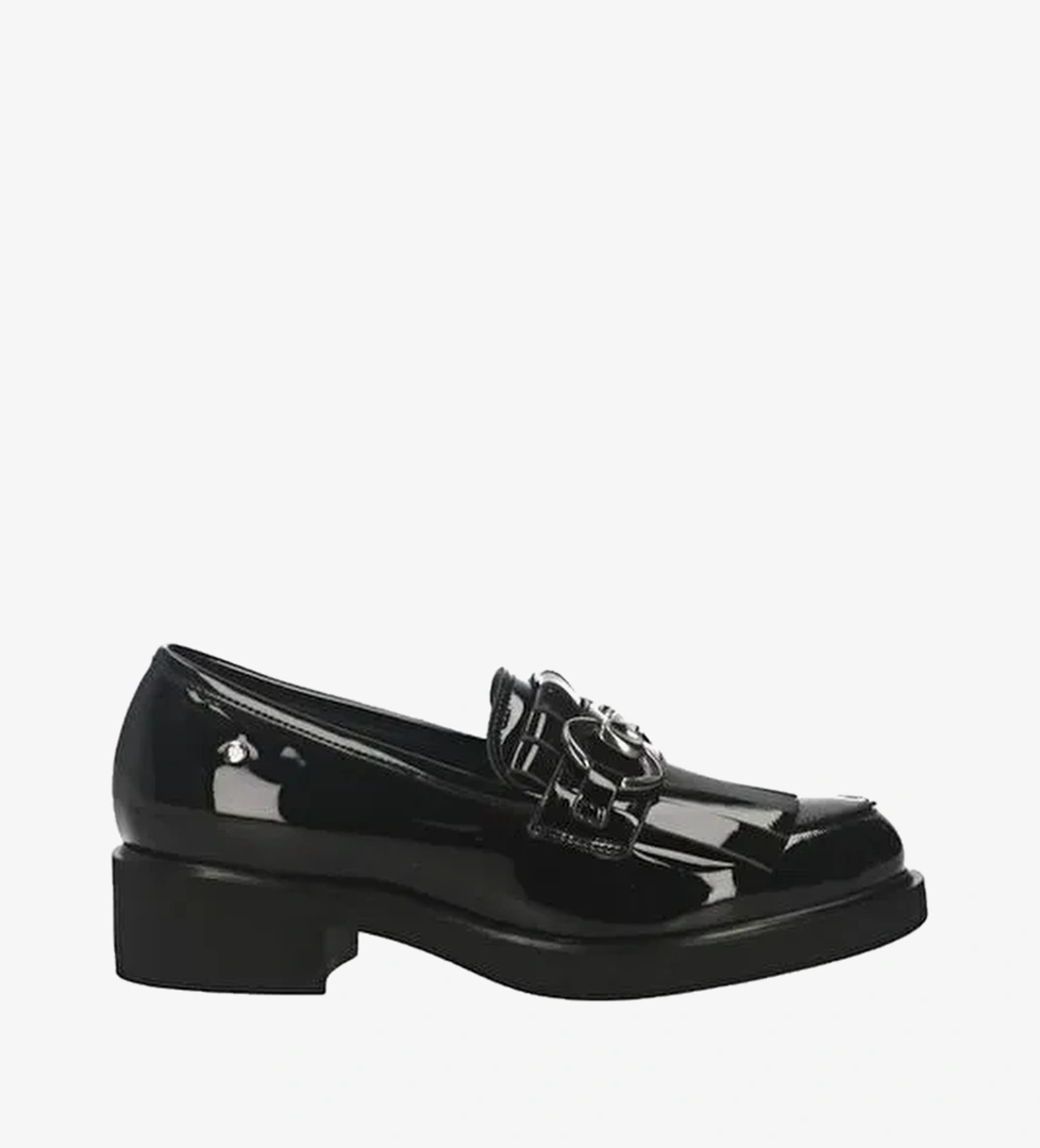 Kadın Oxford ( Klasik) 844859DS Donna Serena 4859 VERNICE NERO F.DO BLACK SC Nero