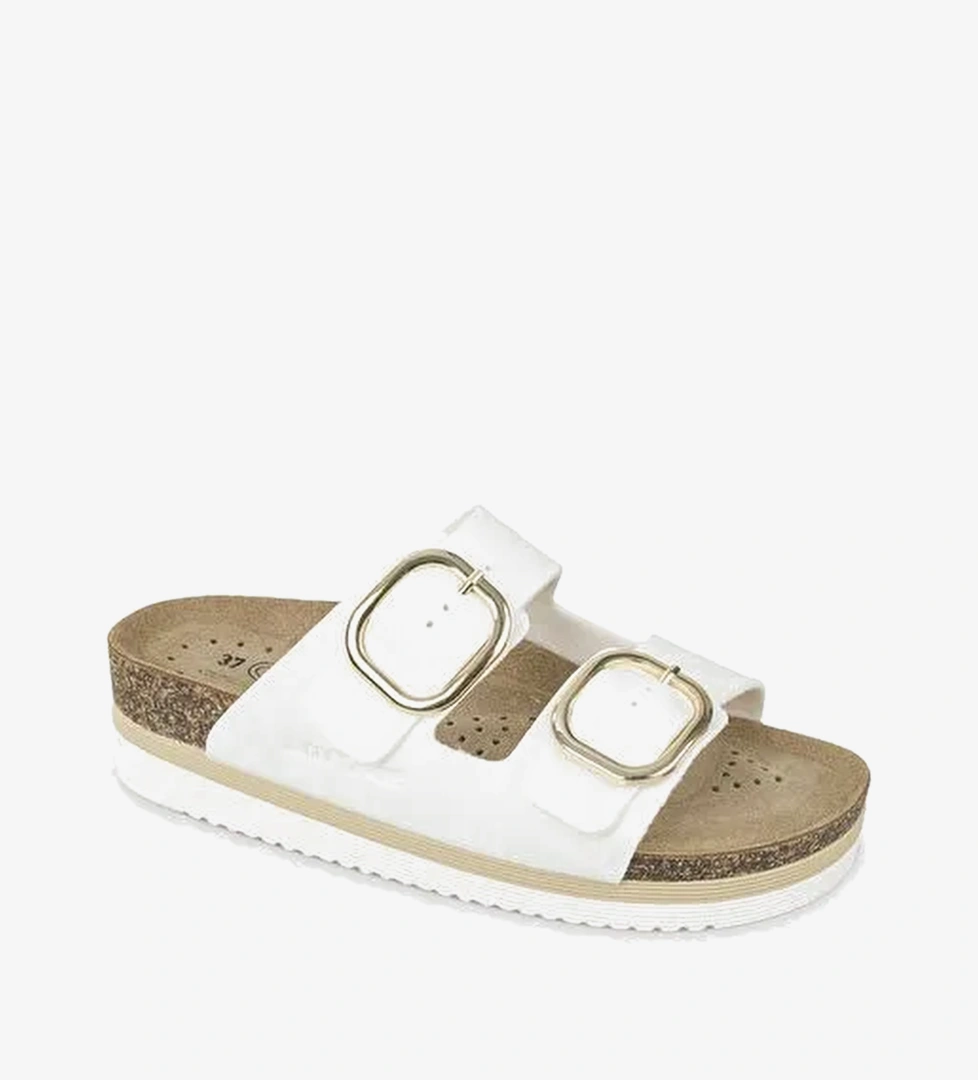 Kadın Terlik VG4801T Valleverde Nabuk Slipper Bianco