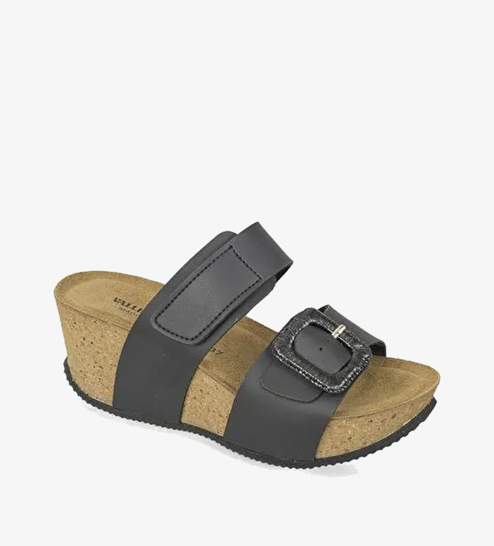 Kadın Terlik VG1424FR Valleverde Slipper Nero