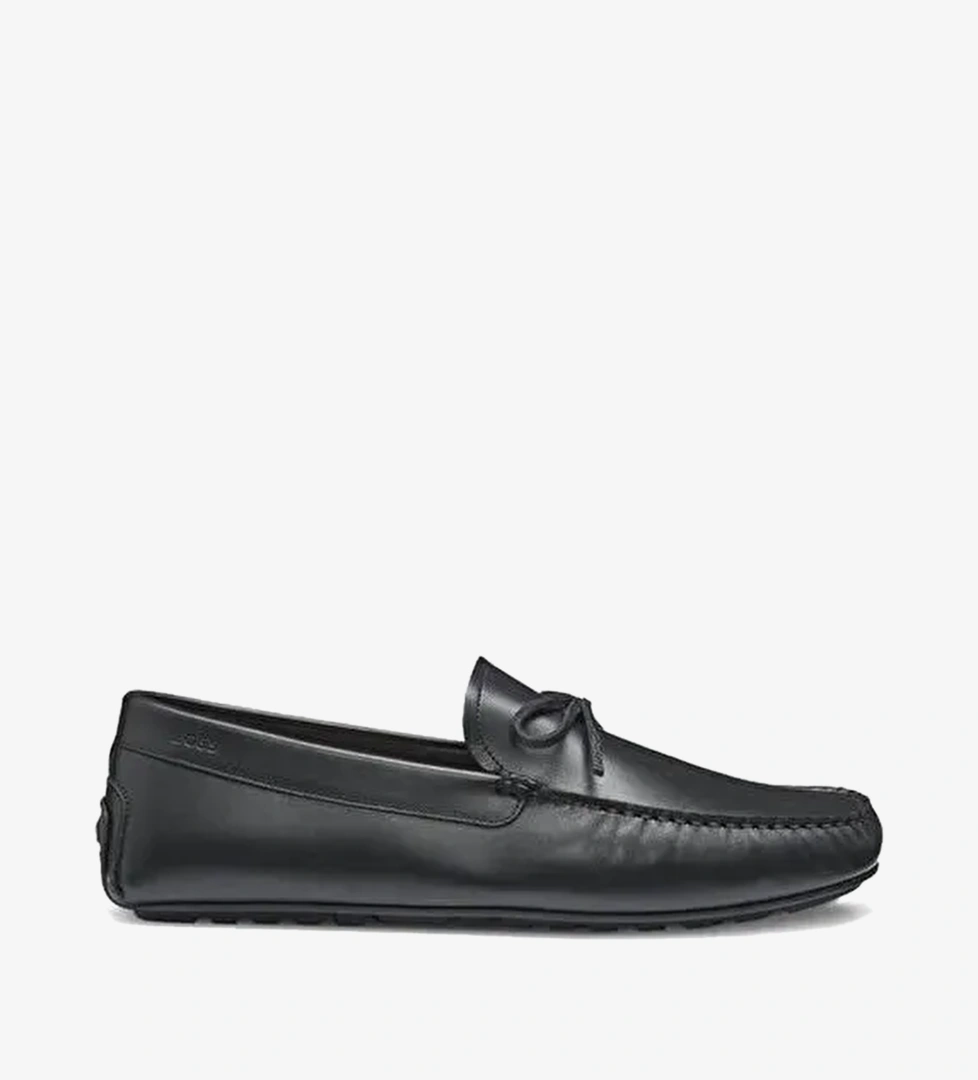 BOSS Siyah Erkek Deri Loafer Noel_Mocc_ltlctb 10277792 01