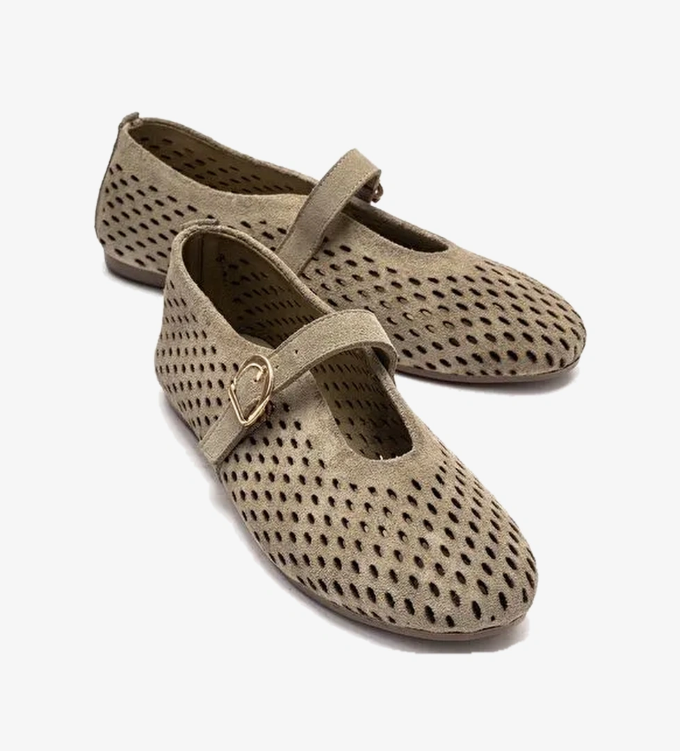Luvi Shoes Yeşil Süet Luvi Shoes Arian Süet