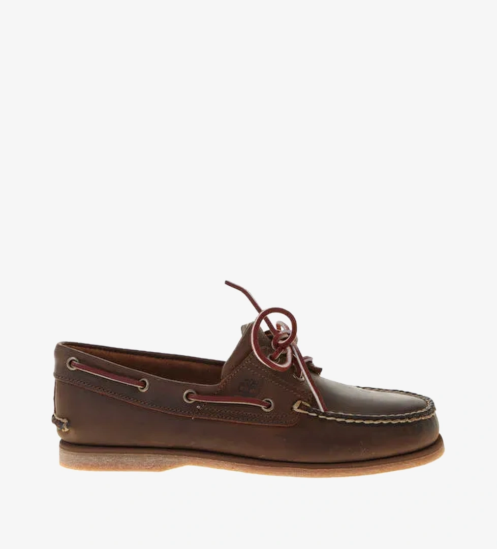 Timberland TB01001R2141 Classic Boat 2 Eye Kahve Deri Erkek Günlük Ayakkabı
