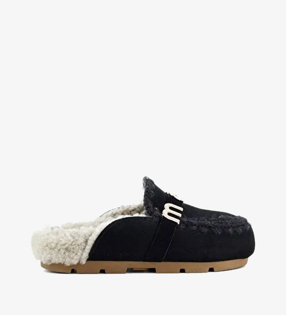 Kadın Terlik/ Panduf ( Ev ) MU.FW431000A BKBK Mou WINTER BIO SLIDE - LOGO Black