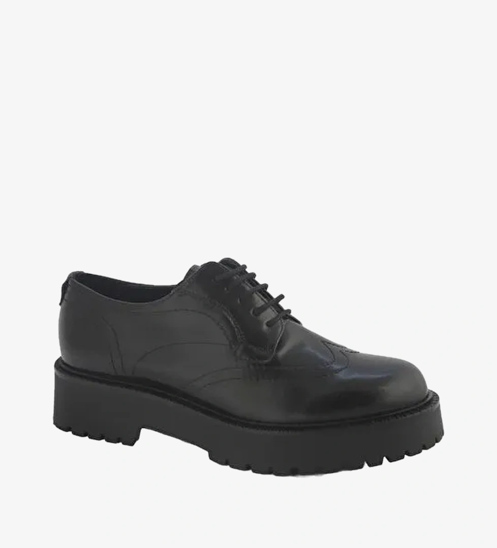 Kadın Oxford ( Klasik) 1M5319 Comart 5319 Vitello RY Nero