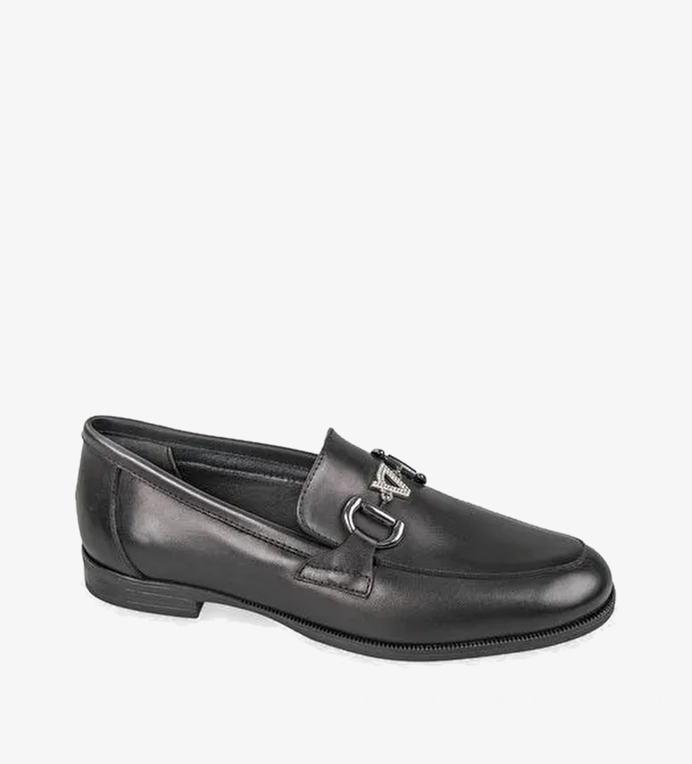 Kadın Oxford ( Klasik) V49707 Valleverde Calz.Donna Scarpa Nappa Nero