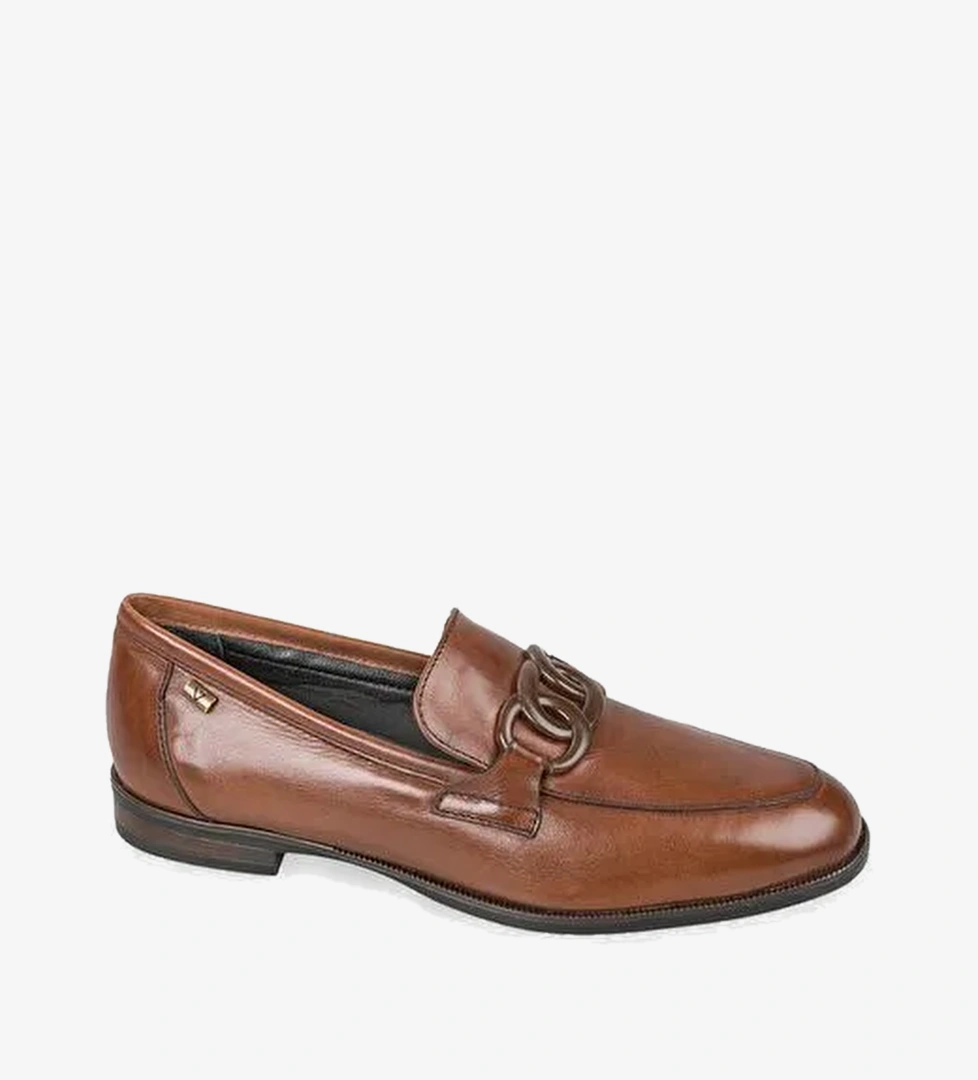 Kadın Oxford ( Klasik) V49704 Valleverde Calz.Donna Scarpa Nappa Cuoio