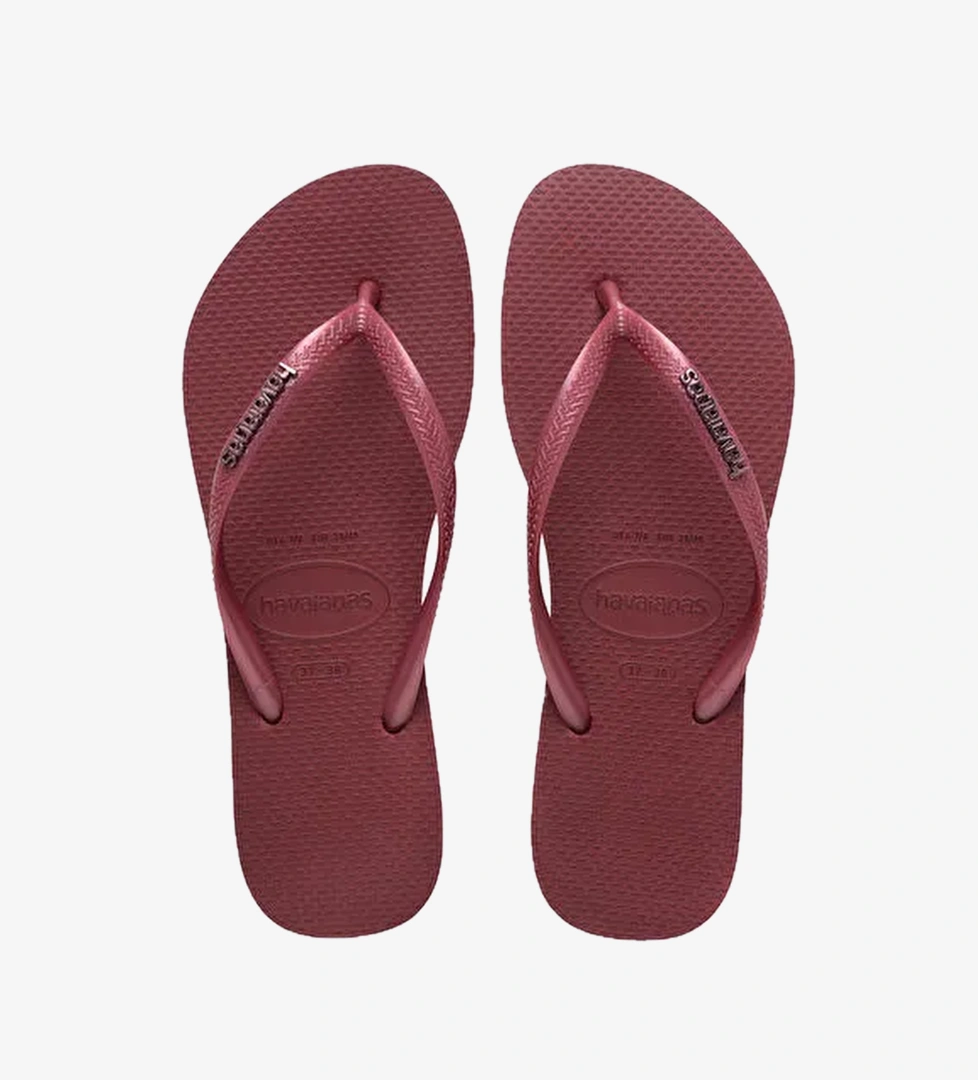 Havaianas Visne Kadın Parmak Arası Plaj Terliği SLIM LOGO METALLIC