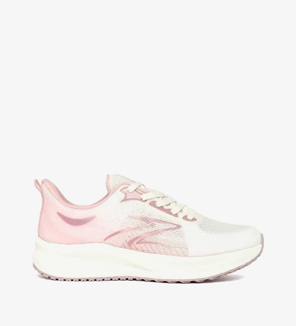 Derimod Zero Kadın Beyaz Bağcıklı Kalın Tabanlı Kumaş Sneaker 26PFE49556F