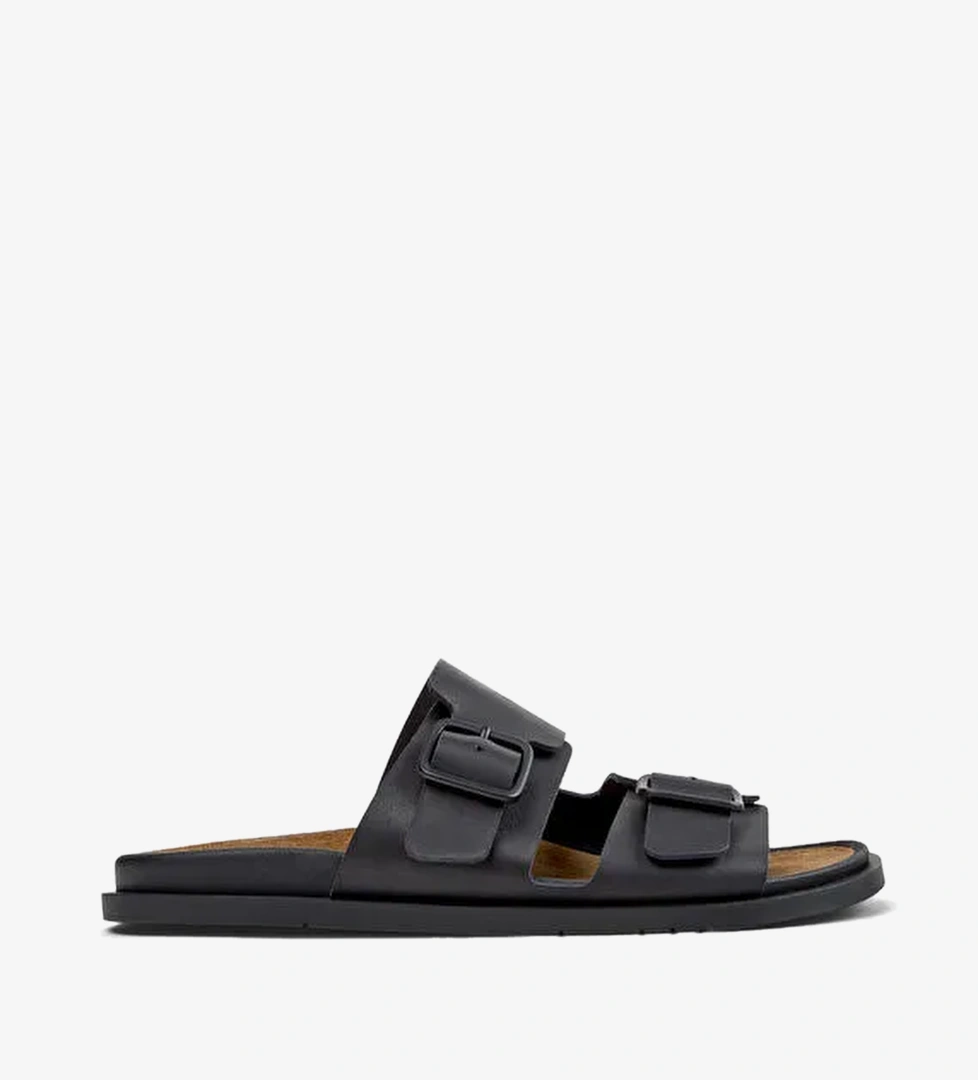 Camper Siyah Erkek Deri Terlik Lluc Sandal