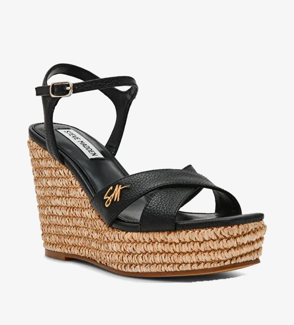 Steve Madden Siyah Kadın Deri Topuklu Ayakkabı CYLO
