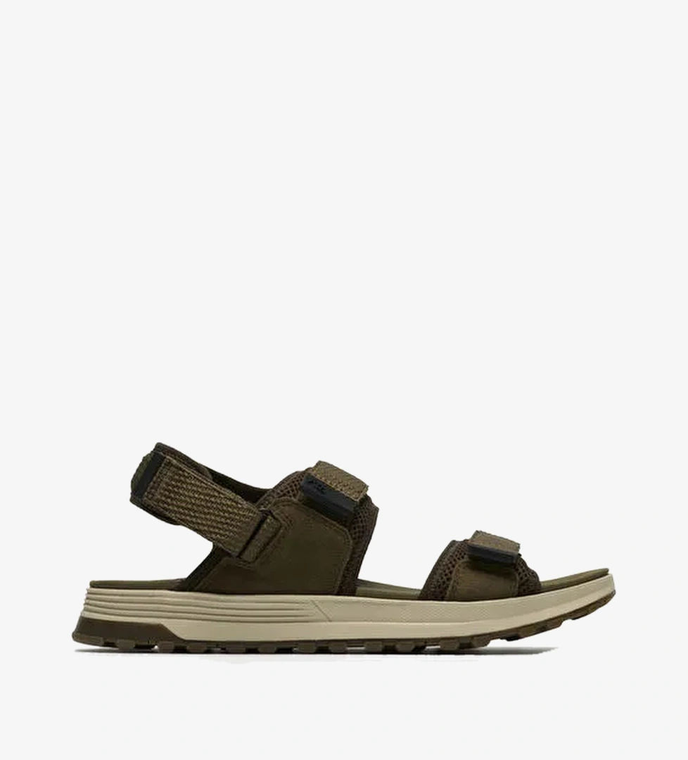 Clarks Haki Erkek Deri Sandalet ATL Trek River