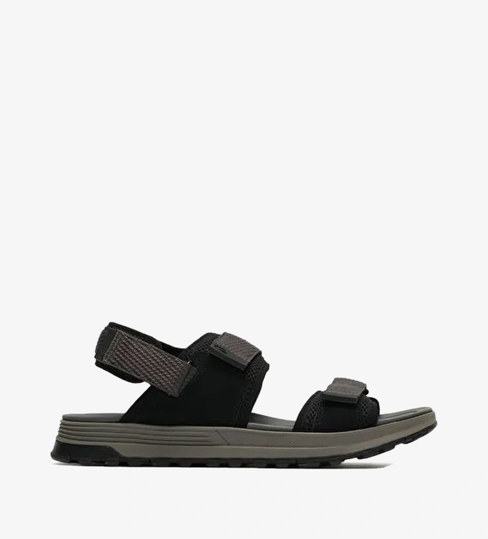 Clarks Siyah Erkek Deri Sandalet ATL Trek River