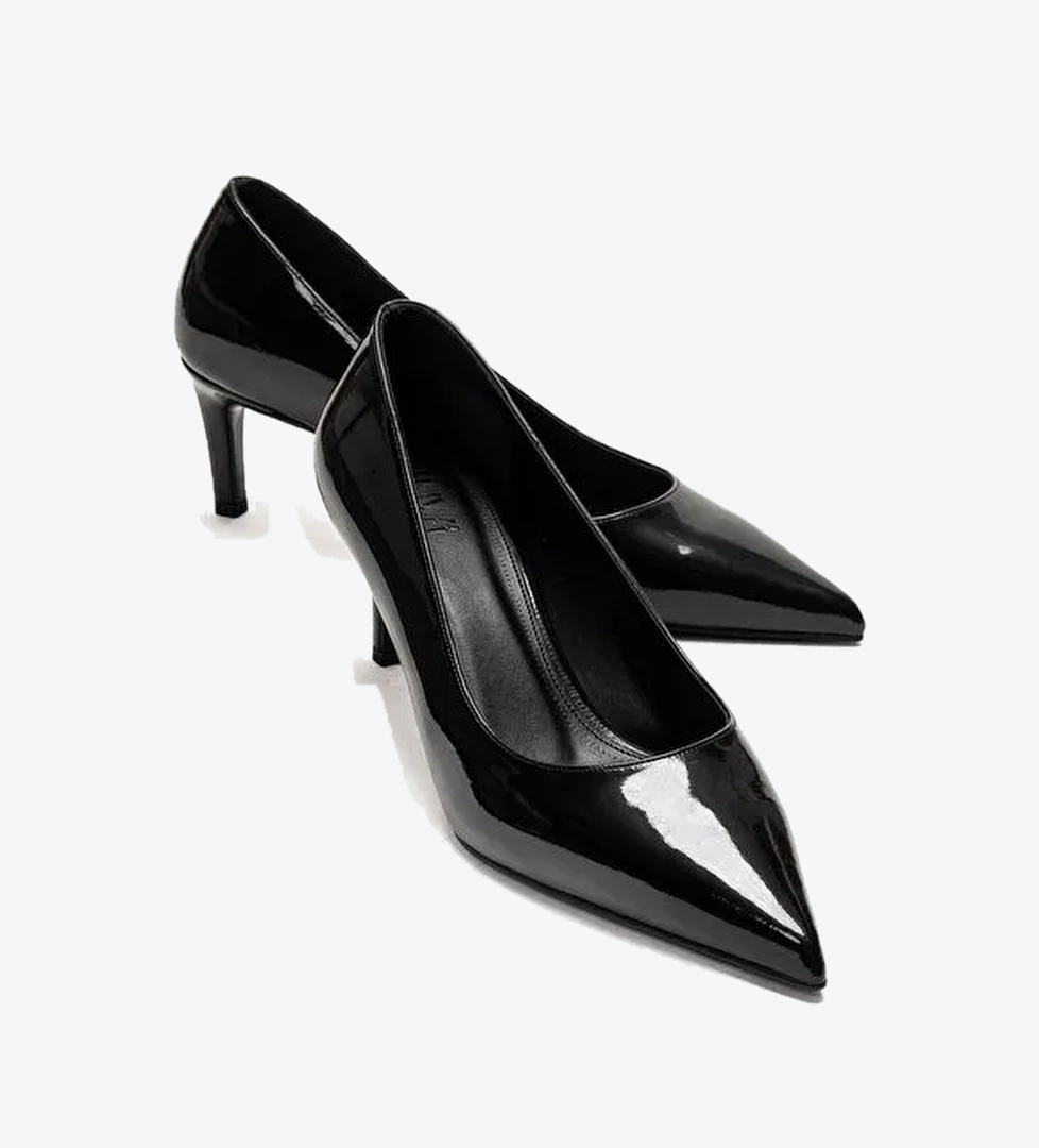 Luvi Shoes Siyah Rugan Luvi Shoes Velmira