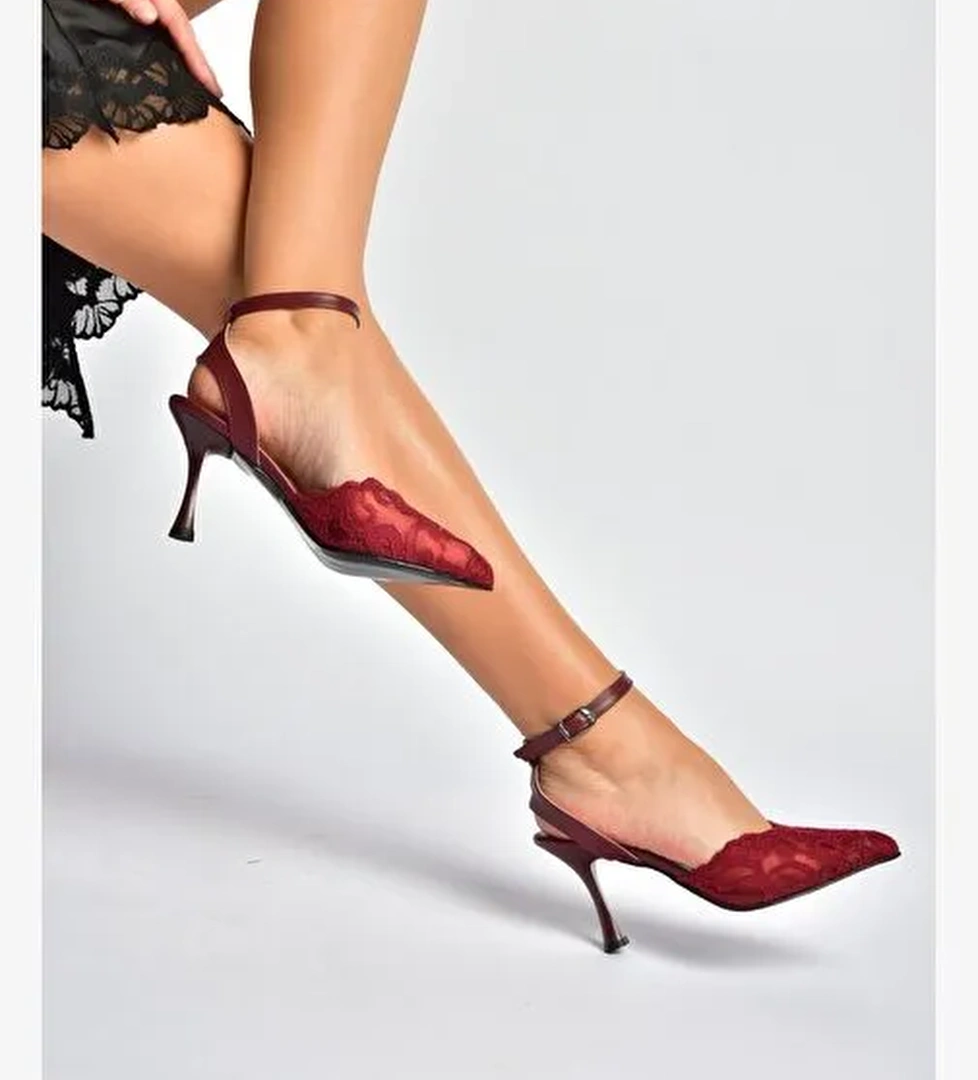 Fox Shoes Bordo Fox Shoes Dantelli