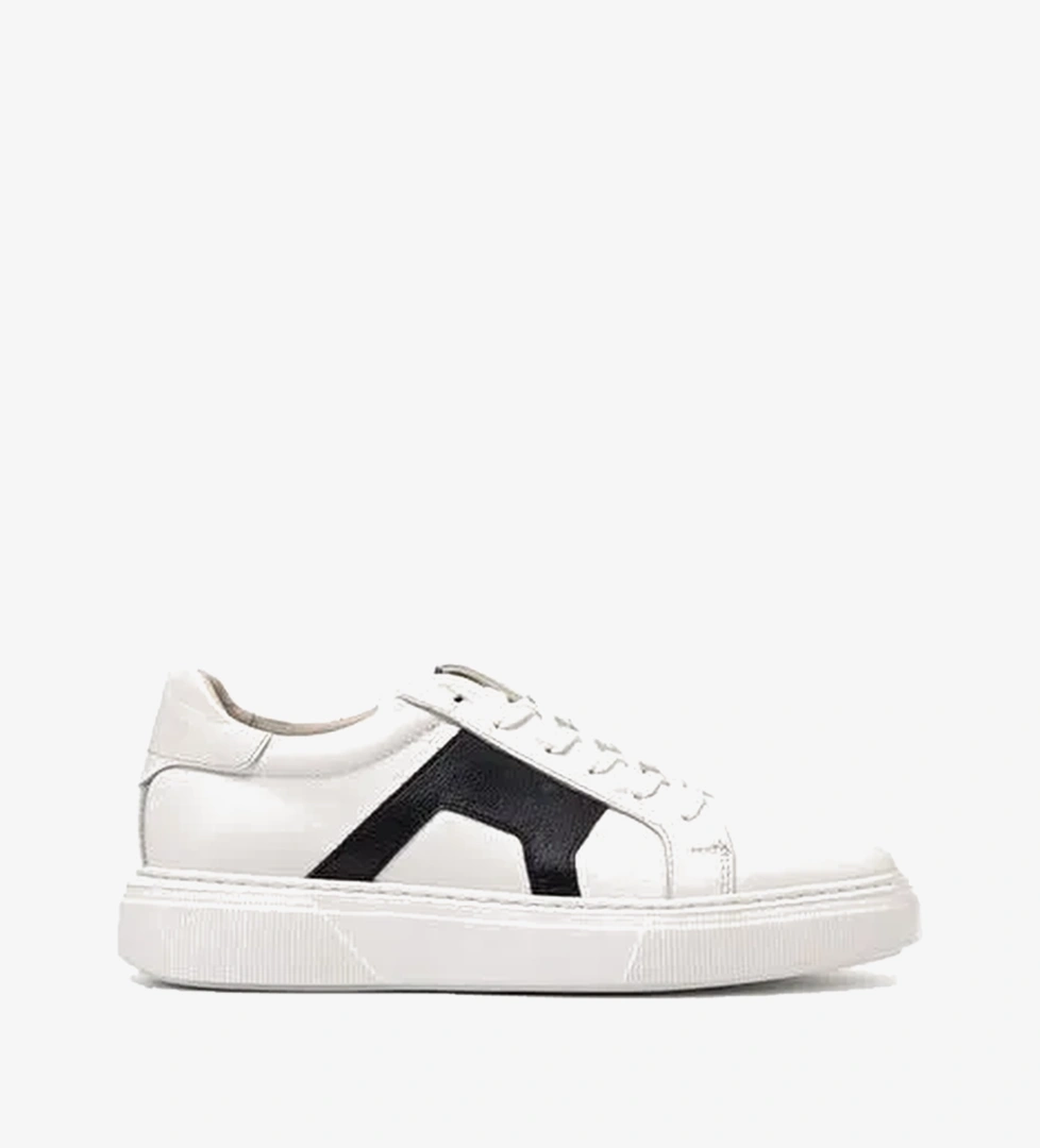 Erkek Sneaker OG-437 John May Beyaz-Lacivert