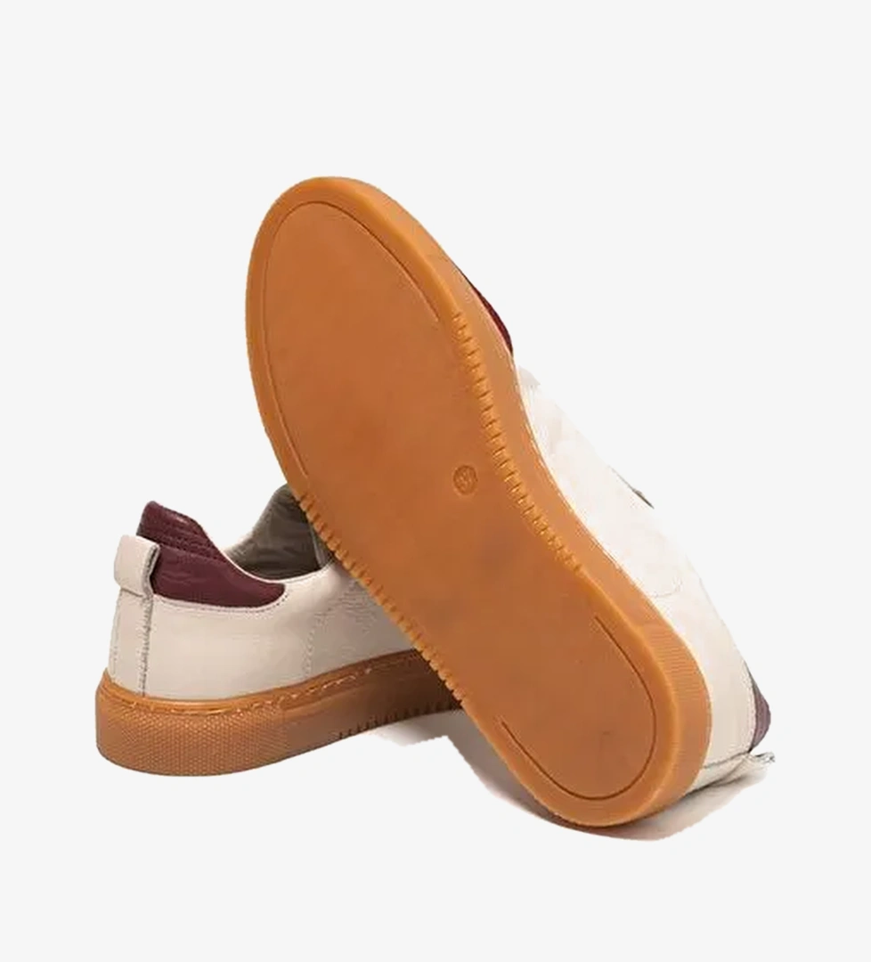 Kadın Sneaker MAR-25Y-192-3030 John May Crema-Bordo