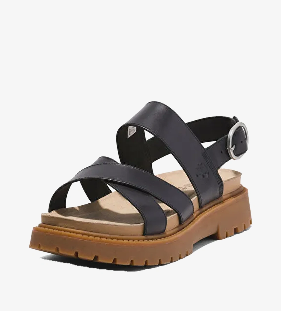 Timberland Siyah Kadın Deri Sandalet TB0A61TRW021