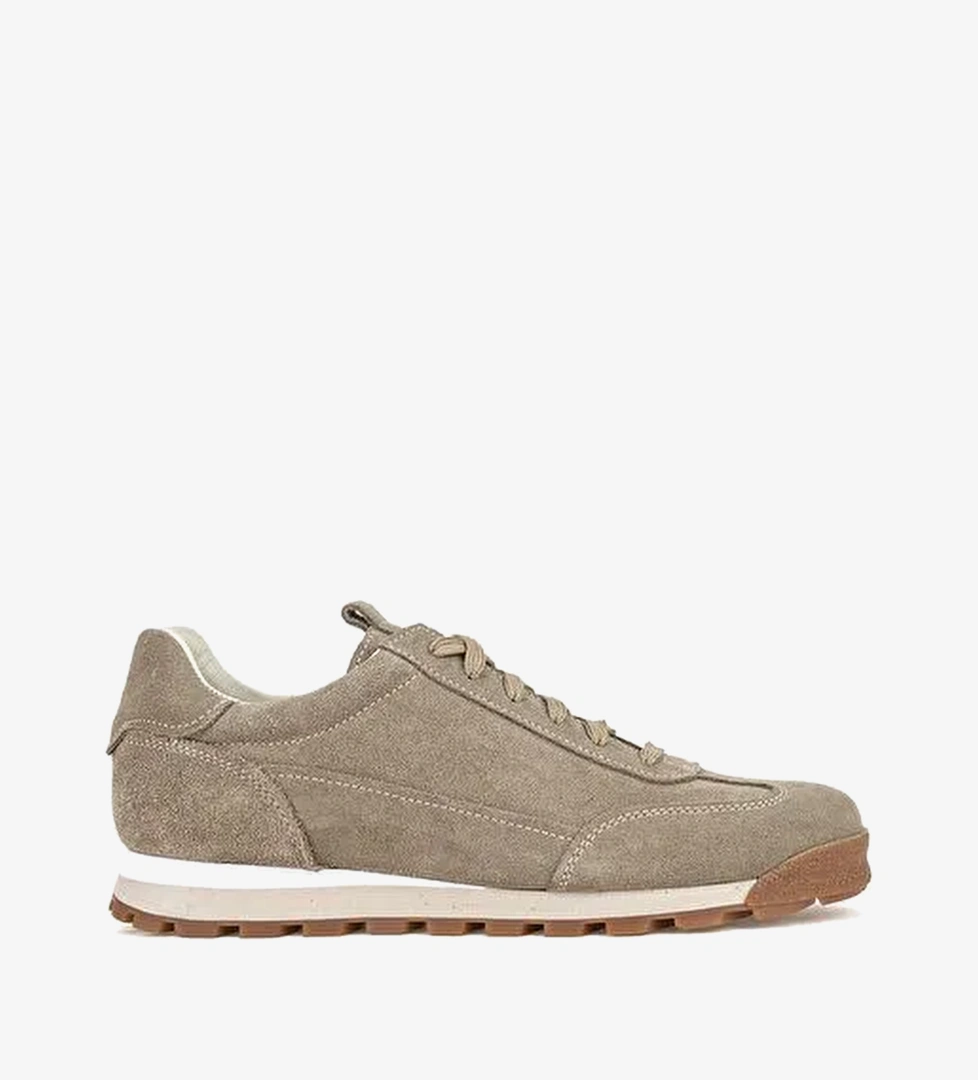 Ziya, Erkek Hakiki Deri Sneaker 1611026Z1030 Kum