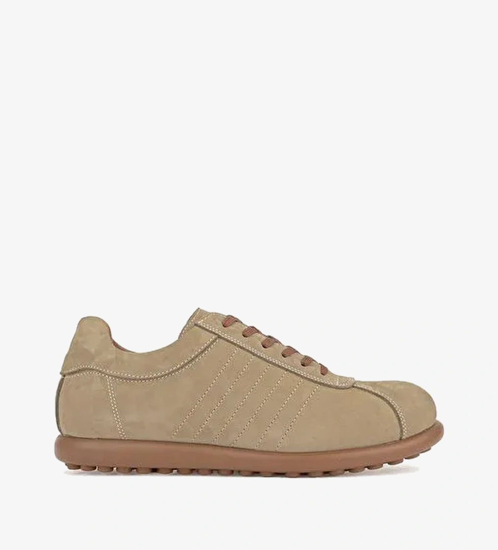 Ziya, Erkek Hakiki Deri Sneaker 1611066Z29352 Kum