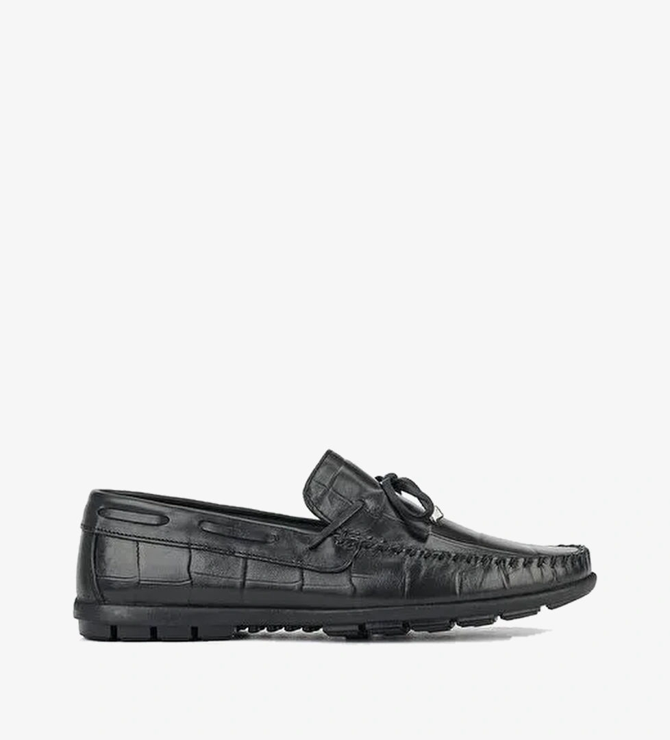 Ziya, Erkek Hakiki Deri Loafer 161423Z42 Siyah