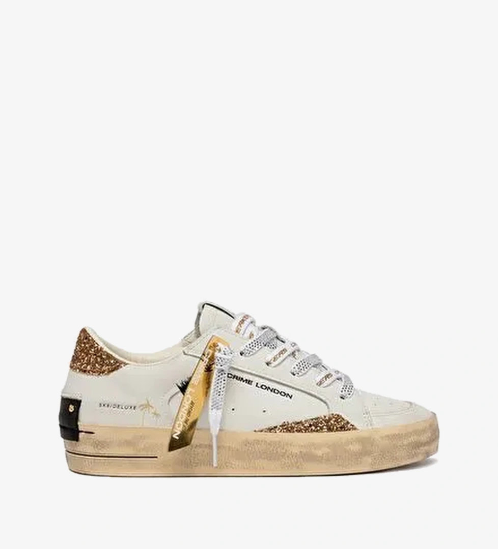 Crime London Beyaz Crime London SK8 Deluxe