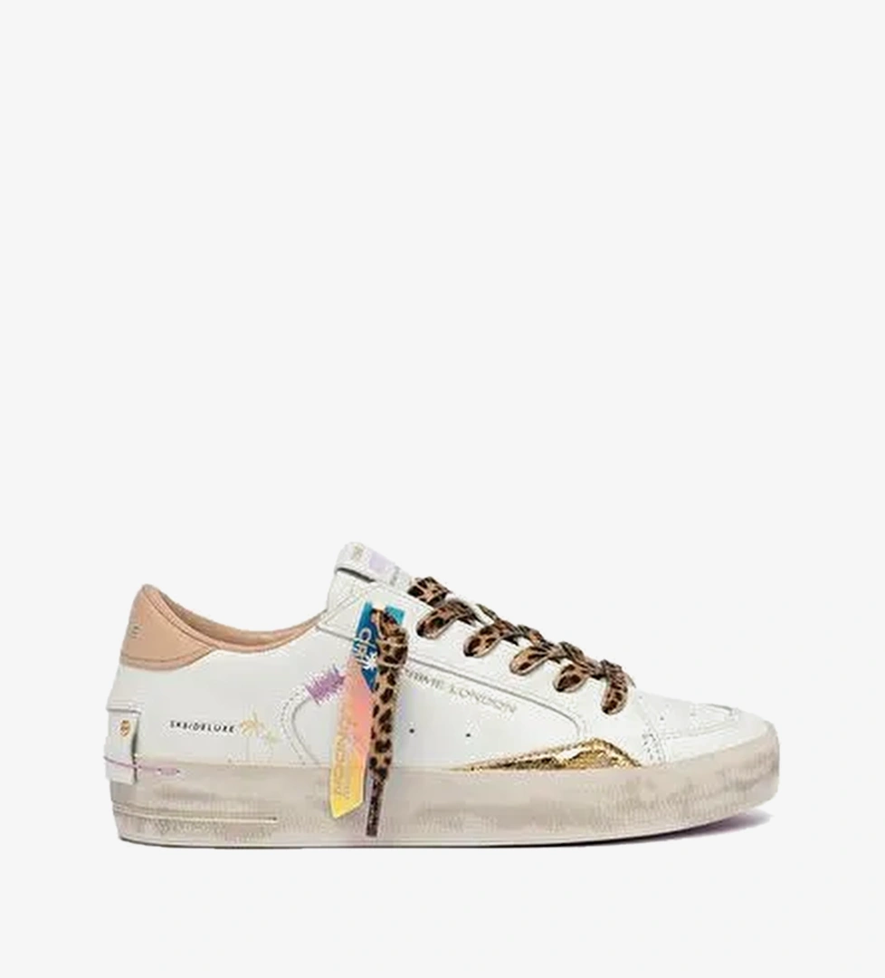 Crime London Beyaz Crime London SK8 Deluxe
