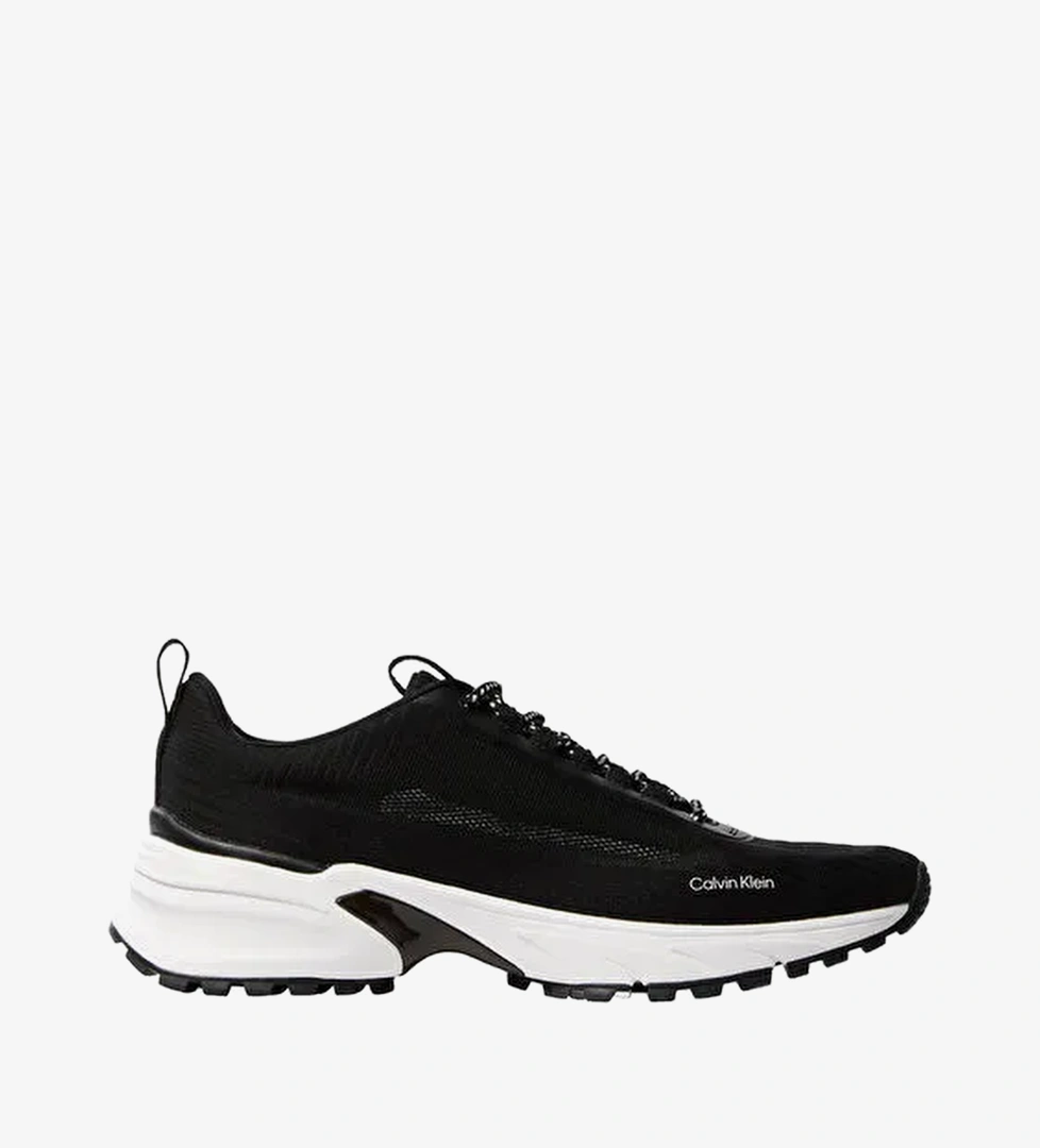 Calvin Klein Siyah Erkek Sneaker HIKE RUNNER LACEUP KNIT