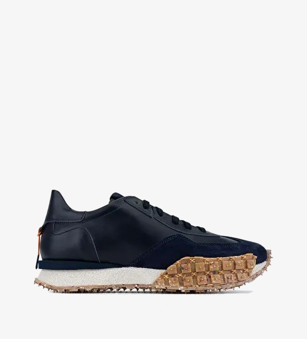 Valmenti Erkek Hakiki Deri Lacivert Sneakers & Spor Ayakkabı