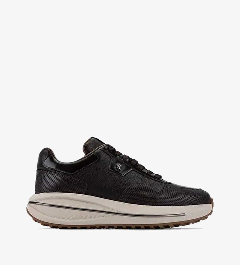 Valmenti Erkek Hakiki Deri Kahverengi Sneakers & Spor Ayakkabı
