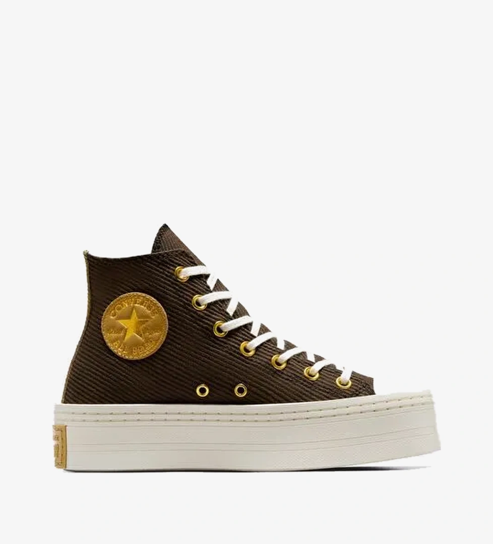 Converse Chuck Taylor All Star Modern Lift Corduroy Unisex Kahverengi Platform Sneaker