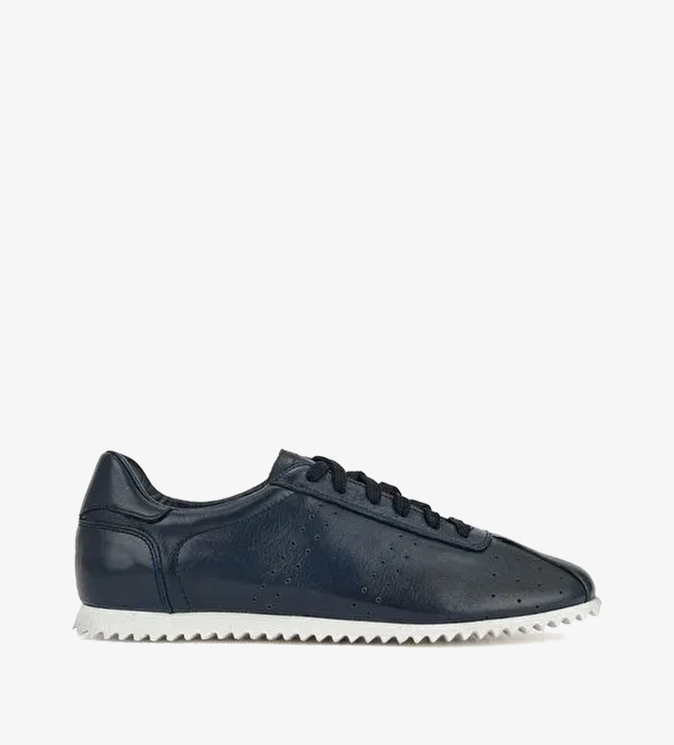 Ziya, Erkek Hakiki Deri Sneaker 1611026Z900 Lacivert