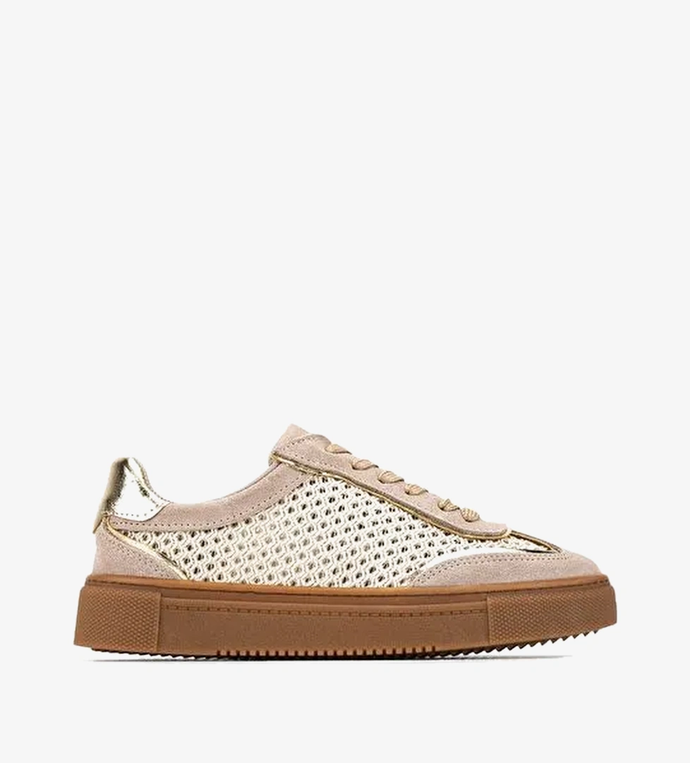 Tamer Tanca Kadın Bej Süet Sneakers & Spor Ayakkabı