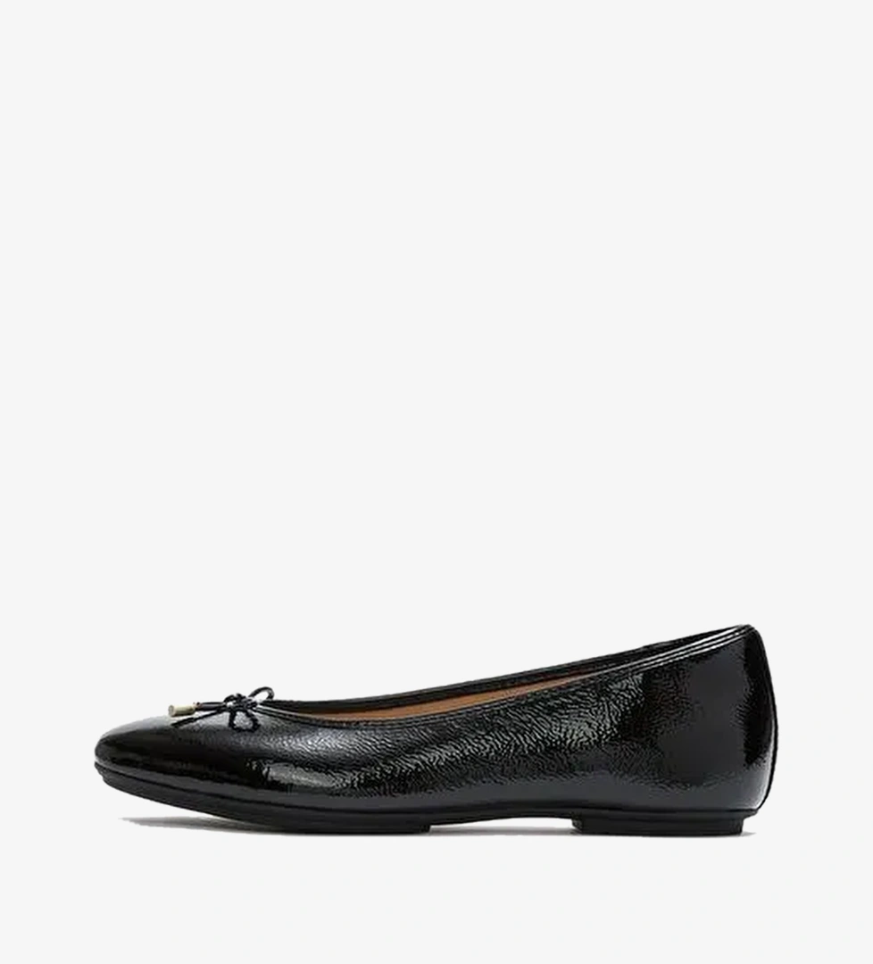 Delicato Kadın Babet A0K-001/E19 FitFlop DELICATO Bow Soft Leather Ballet Flats
