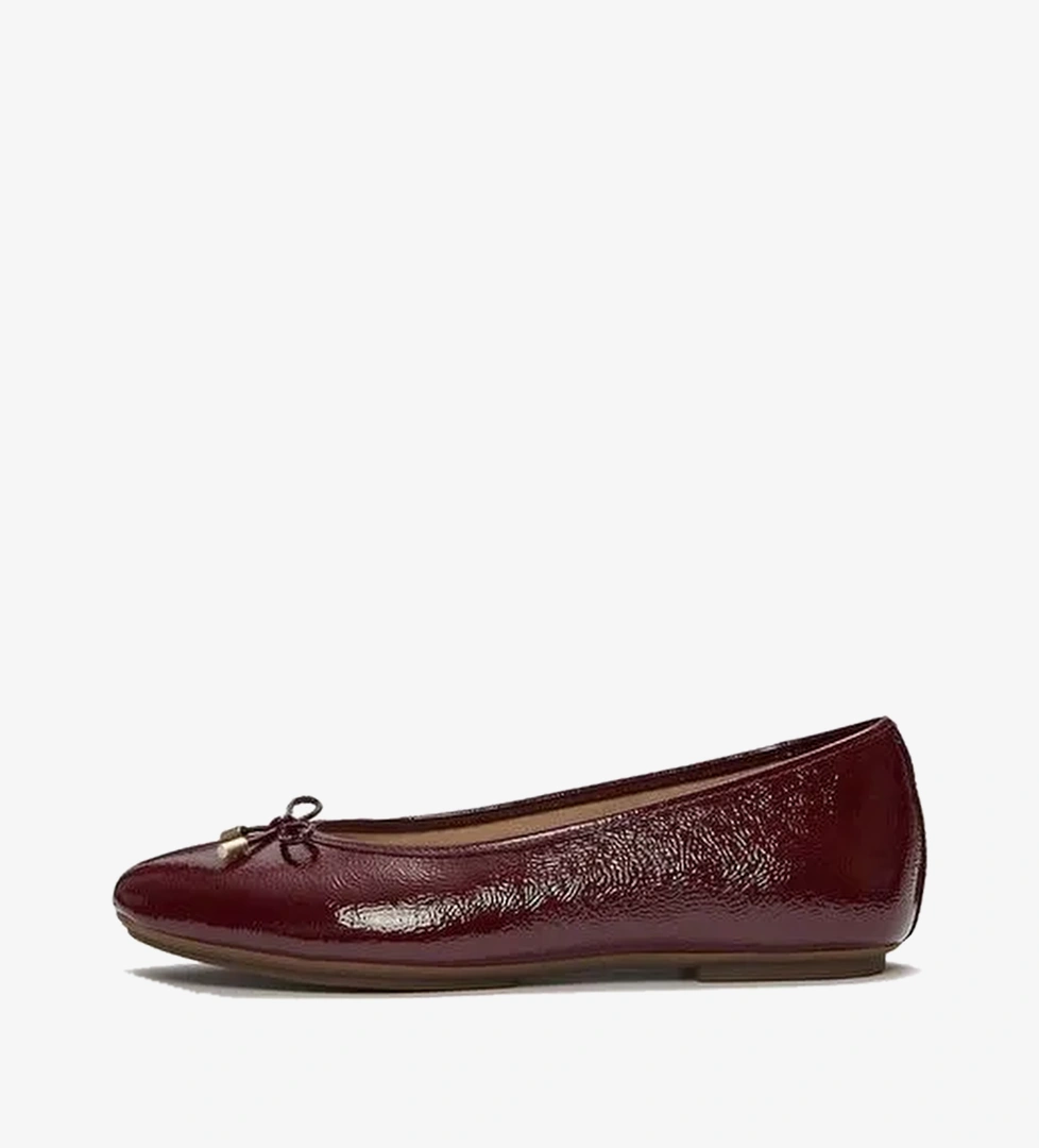 Delicato Kadın Babet A0K-001/E19 FitFlop DELICATO Bow Soft Leather Ballet Flats